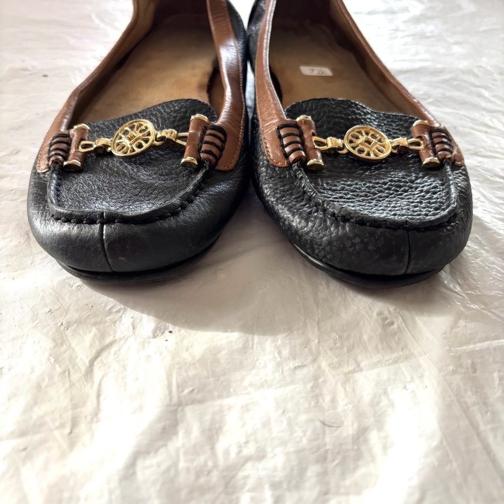 Aerosoles Nuwlywed black leather Loafers SZ 9.5 M Worn 2X Indoors - Picture 8 of 12